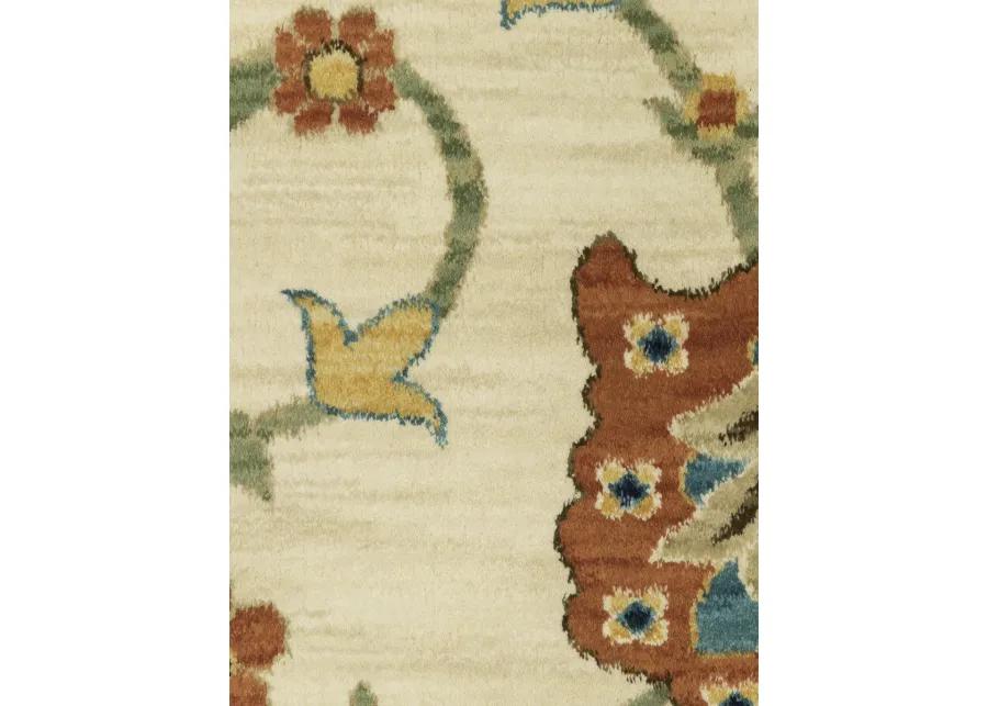 Francesca 3'3" x 5' Ivory Rug