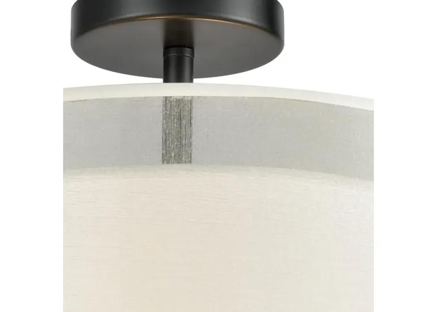 Ashland 16" Wide 2-Light Semi Flush Mount