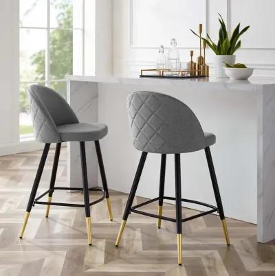 Cordial Fabric Counter Stools - Set of 2