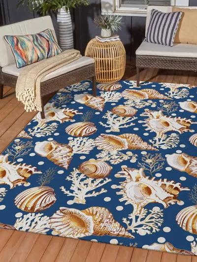 Seabreeze SZ6 Navy 3' x 5' Rug