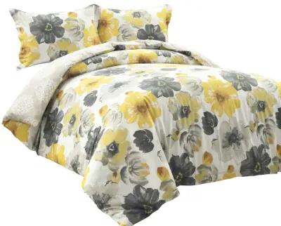 Leah Reversible Cotton Duvet Cover  3Pc Set