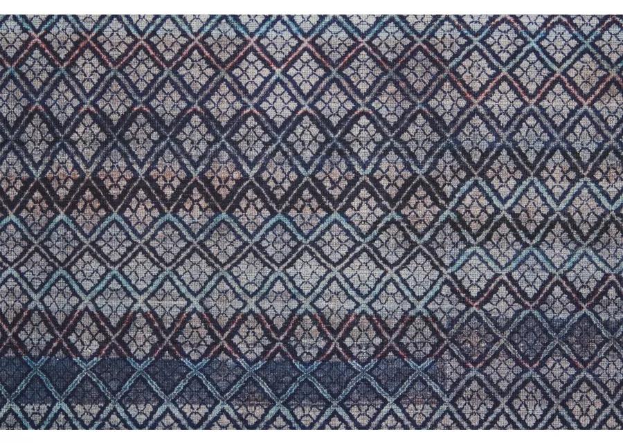 Voss 39H7F Tan/Blue/Pink 10'6" x 14' Rug