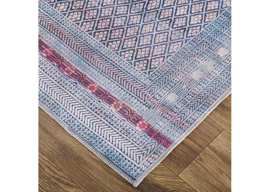 Voss 39H7F Tan/Blue/Pink 10'6" x 14' Rug