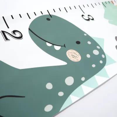 Honey Lemonade - Kids Canvas Growth Chart (Dino)