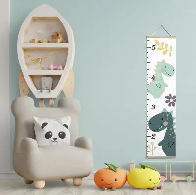 Honey Lemonade - Kids Canvas Growth Chart (Dino)