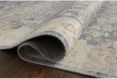 Hathaway HTH02 Denim/Multi 5' x 7'6" Rug by Loloi II