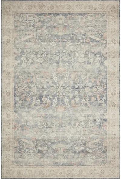 Hathaway HTH02 Denim/Multi 5' x 7'6" Rug by Loloi II