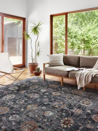 Samra SAM08 Charcoal/Multi 7'10" x 10' Rug