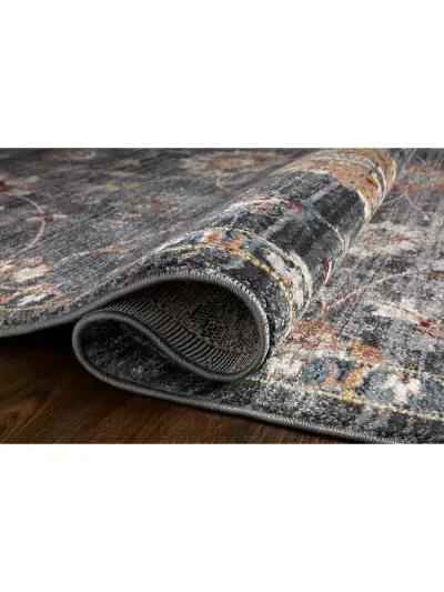 Samra SAM08 Charcoal/Multi 7'10" x 10' Rug