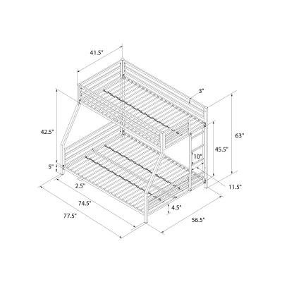 Coen Metal Bunk Bed