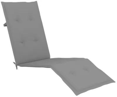 vidaXL Deck Chair Cushion Gray (29.5"+41.3")x19.7"x1.6"