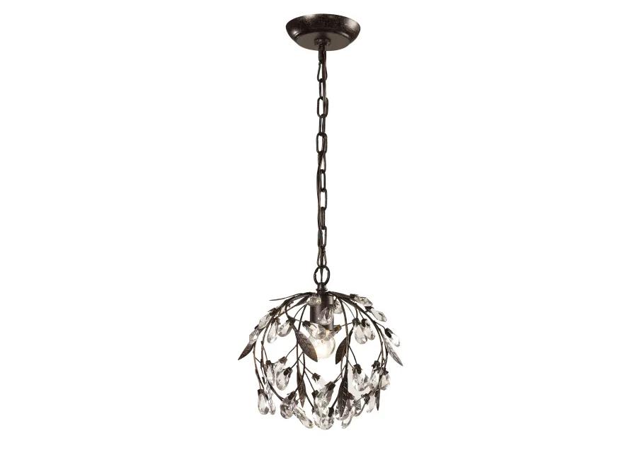 Circeo 10'' Wide 1-Light Bronze Mini Pendant