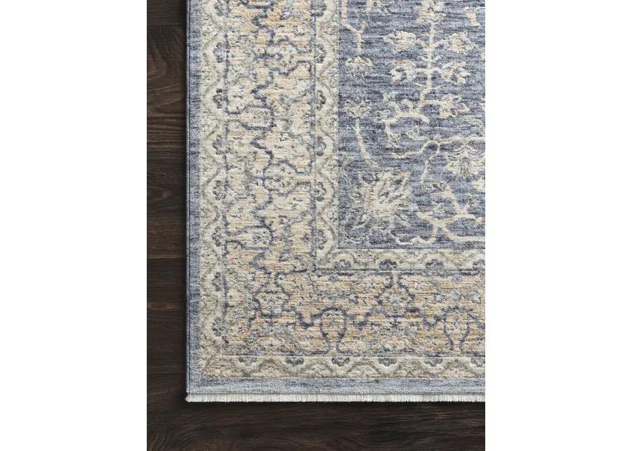 Pandora PAN04 Dark Blue/Ivory 5' x 8' Rug