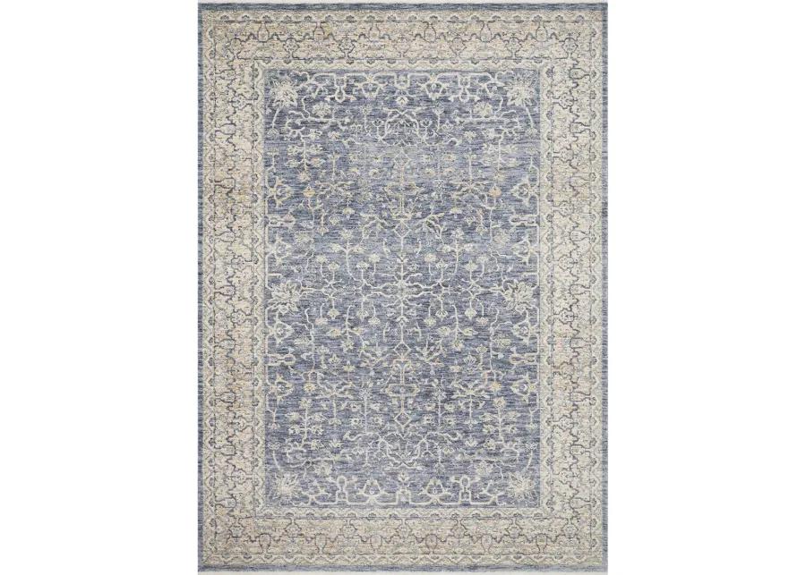 Pandora PAN04 Dark Blue/Ivory 5' x 8' Rug