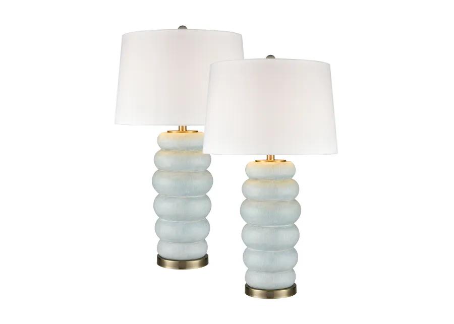 Barden Green Table Lamp Set