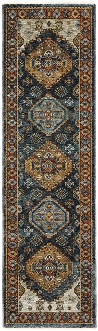 Aberdeen 6'7" x 9'6" Blue Rug