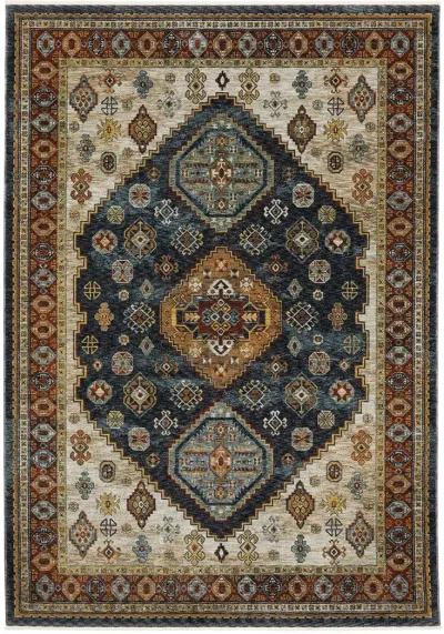 Aberdeen 6'7" x 9'6" Blue Rug