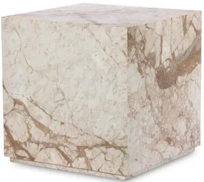 Modern Marble Plinth End Table