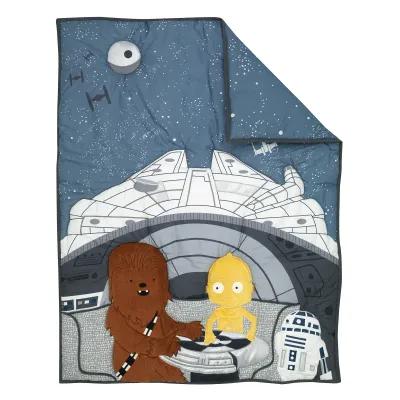 Lambs & Ivy Star Wars Signature Millennium Falcon 3-Piece Baby Crib Bedding Set