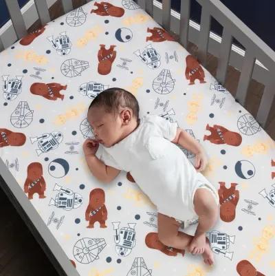 Lambs & Ivy Star Wars Signature Millennium Falcon 3-Piece Baby Crib Bedding Set