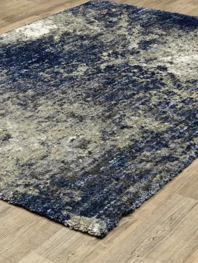 Aspen 6'7" x 9'6" Blue Rug