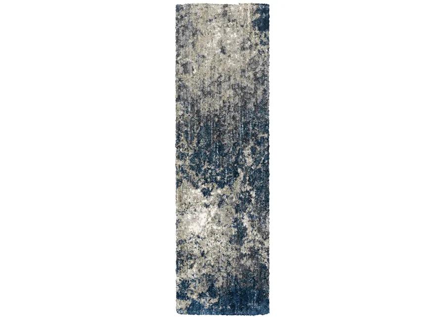 Aspen 6'7" x 9'6" Blue Rug