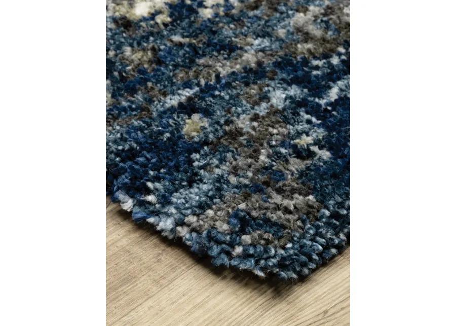 Aspen 6'7" x 9'6" Blue Rug