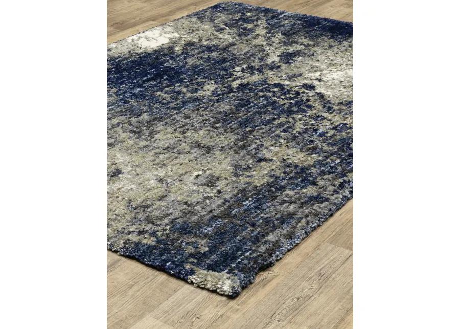 Aspen 6'7" x 9'6" Blue Rug