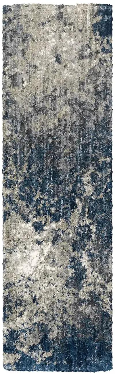 Aspen 6'7" x 9'6" Blue Rug