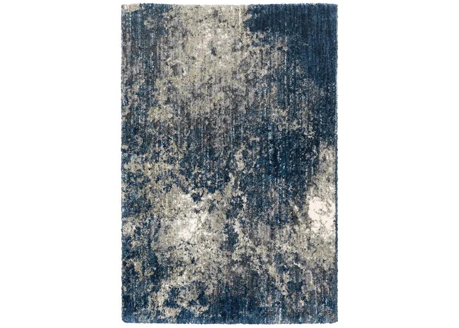 Aspen 6'7" x 9'6" Blue Rug