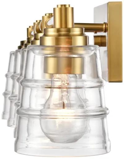 Pulsate 30.25'' Wide 4-Light Gold Vanity Light