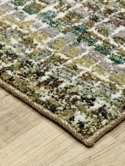 Atlas 1'10" x 3'2" Green Rug