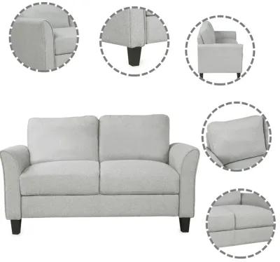 Living Room Furniture Armrest Single Chair and Loveseat Sofa