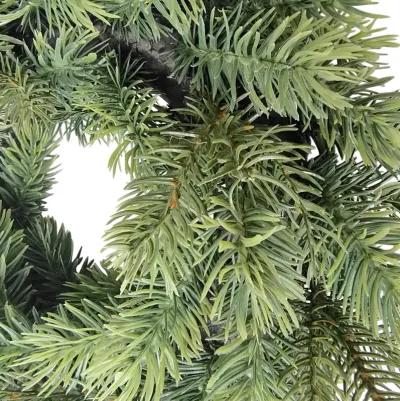 Green Pine Artificial Christmas Wreath  11.75-Inch  Unlit