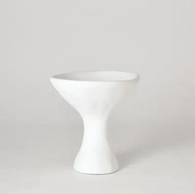 Modernist Urn-White