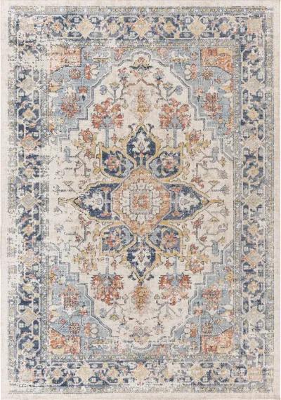 Huntington Beach HTB-2300 5'3' x 7' Blue Rug