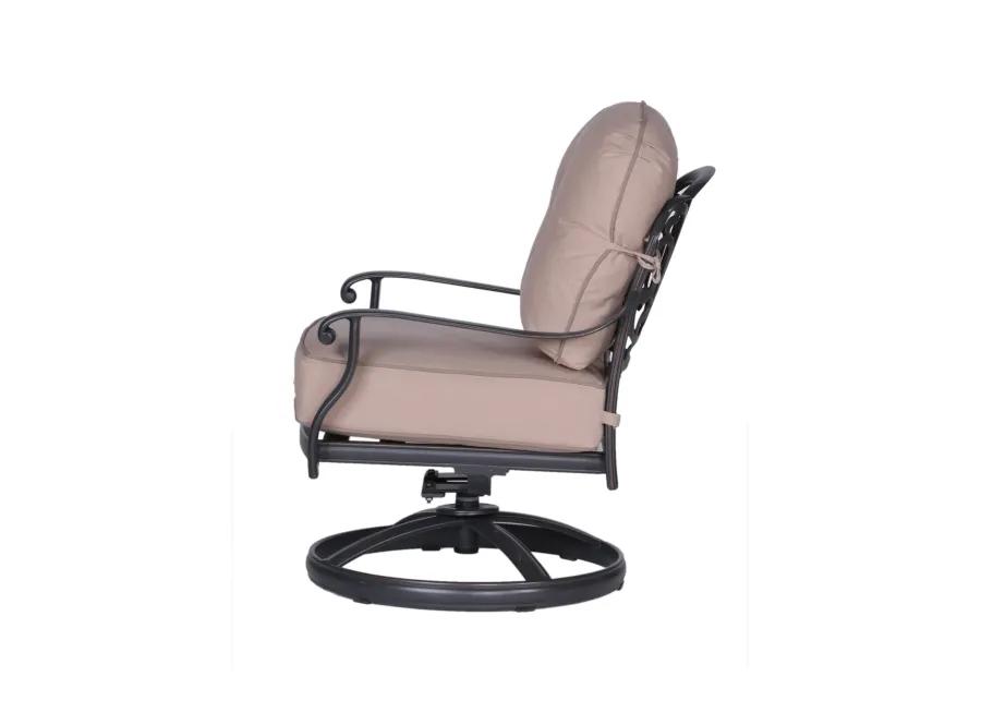 Club Swivel Chair with Cushions