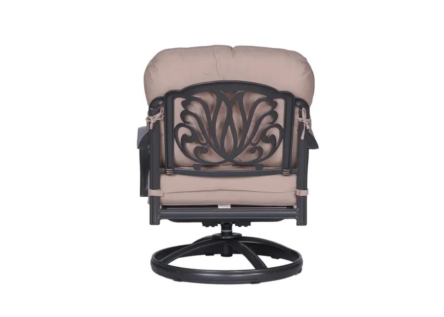 Club Swivel Chair with Cushions