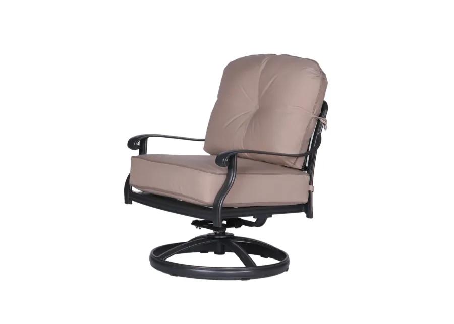 Club Swivel Chair with Cushions