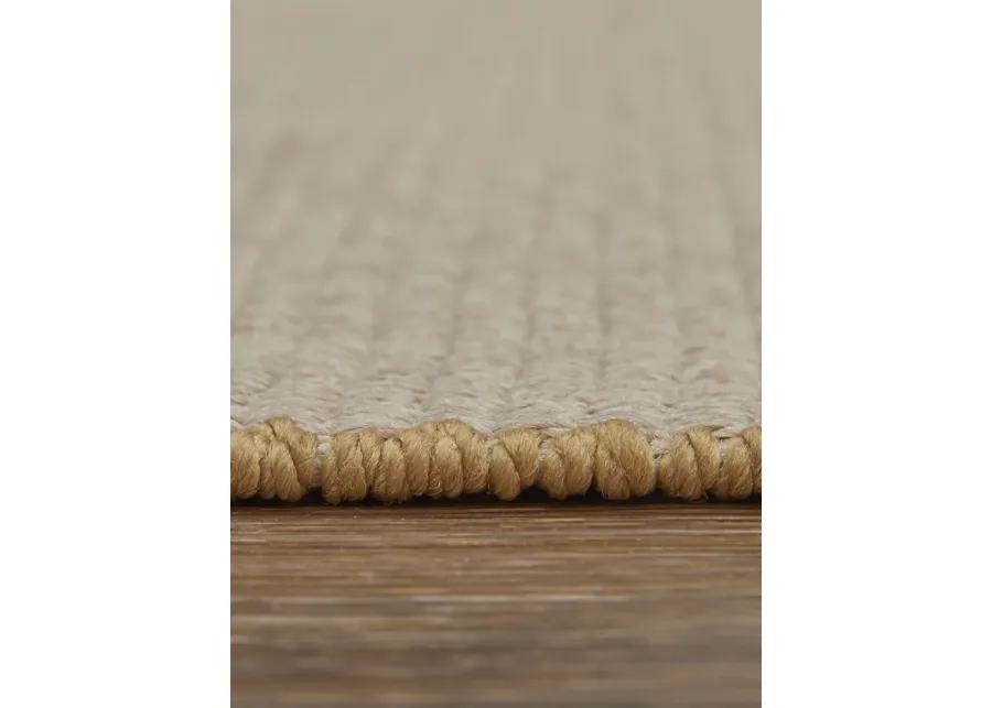 Theo 0827F 4' x 6' Ivory/Tan Rug