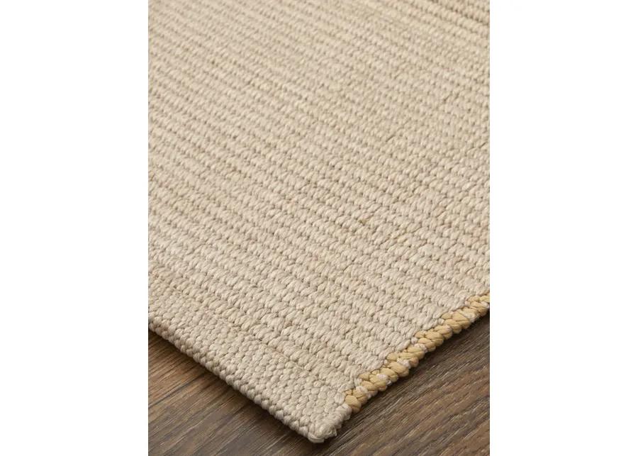 Theo 0827F 4' x 6' Ivory/Tan Rug