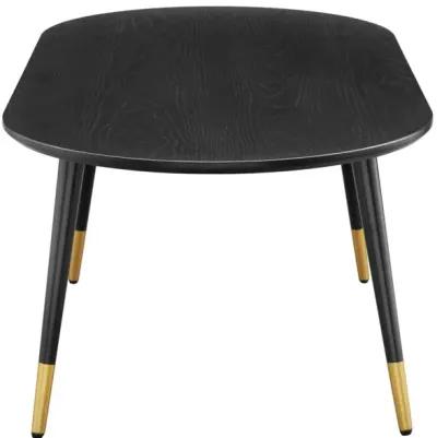 Modway Vigor Table, 47" Oval, Black