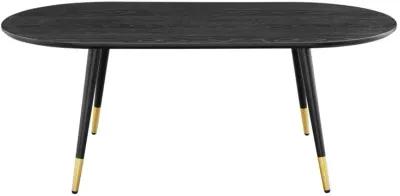 Modway Vigor Table, 47" Oval, Black