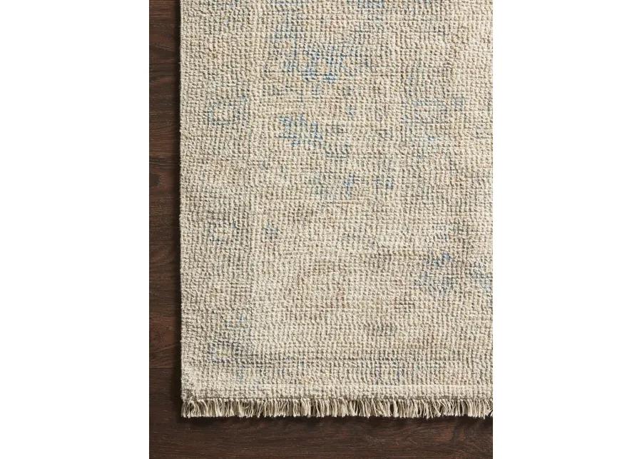 Priya PRY05 Natural/Blue 7'9" x 9'9" Rug