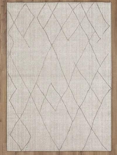 Tangier Tribal Diamond Silver 4' X 6' Rug