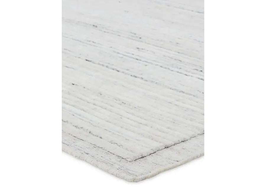 Racka Vayda White 3' x 8' Runner Rug