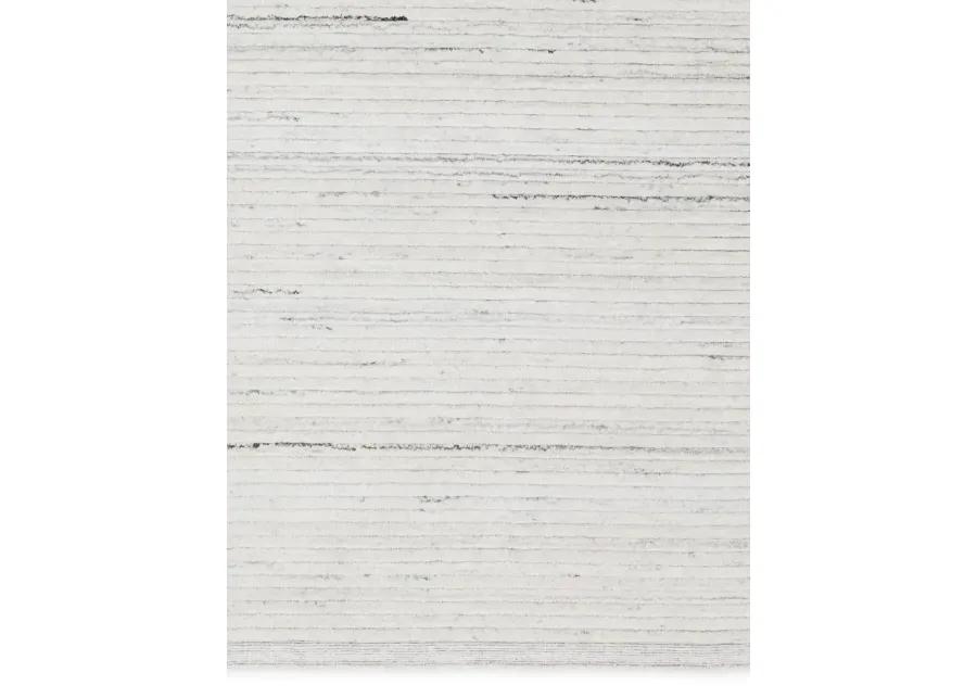 Racka Vayda White 3' x 8' Runner Rug