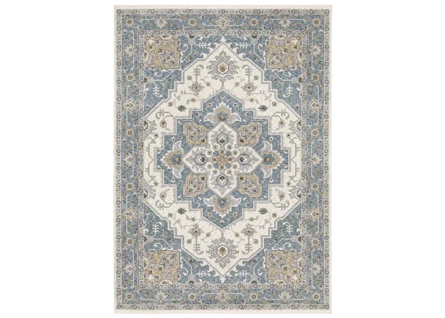 Maharaja 6'7" x 9'6" Blue Rug