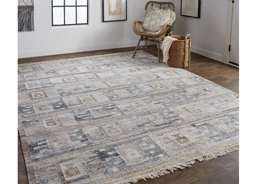 Beckett 0816F Gray/Taupe/Tan 8' x 10' Rug