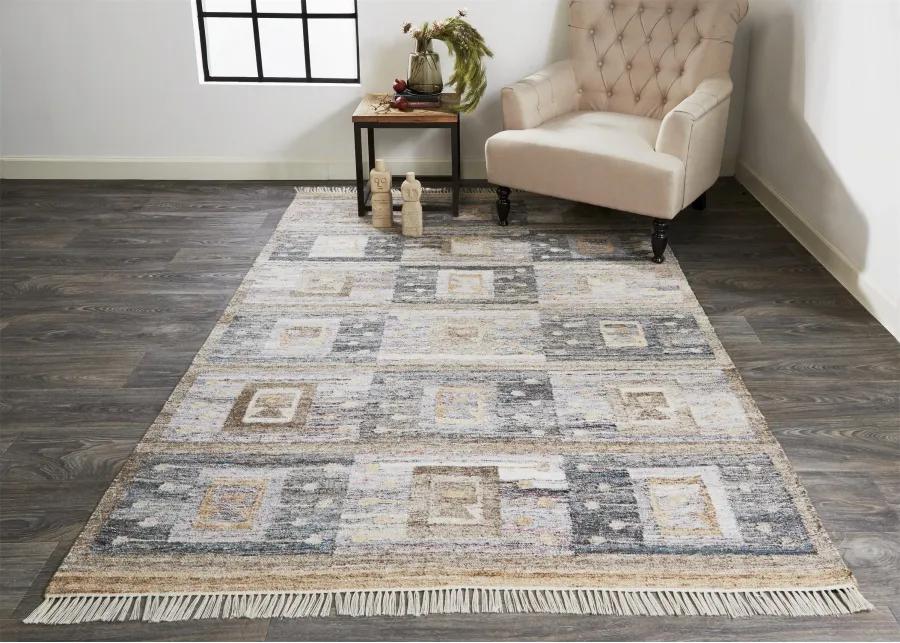 Beckett 0816F Gray/Taupe/Tan 8' x 10' Rug